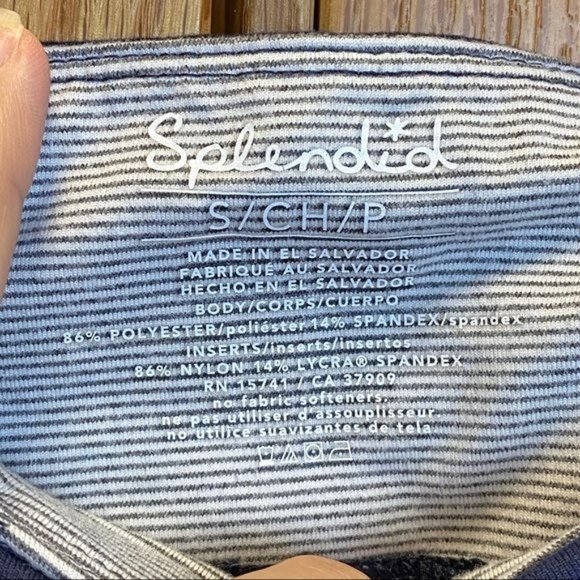 Splendid Navy Blue Capri Yoga Leggings Size Small - Picture 6 of 6